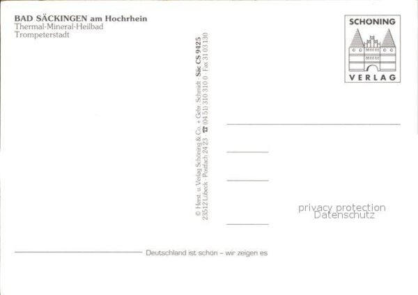 Bad Saeckingen Fliegeraufnahme Thermal-Mineral-Heilbad – Bild 2