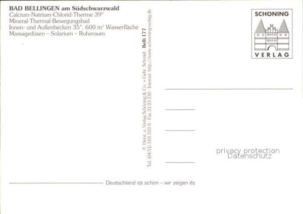 Bad Bellingen Calcium-Natrium-Cholrid-Therme – Bild 2