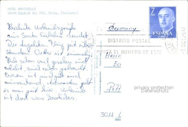 Santa Eulalia del Rio Hotel Montebello Fliegeraufnahme – Bild 2
