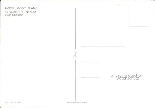 Riccione Hotel Mont Blanc – Bild 2