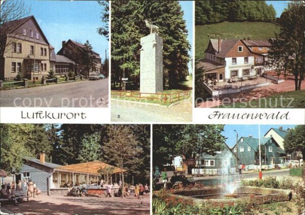 Frauenwald Thueringen Erholungsheim Raymonde Dien Monument Wa