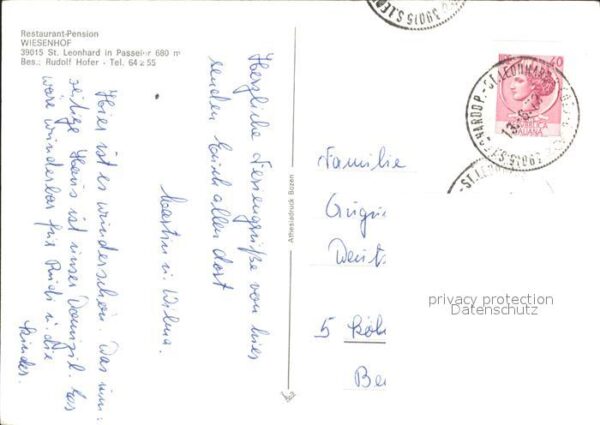 St Leonhard Passeier Restaurant Wiesenhof – Bild 2