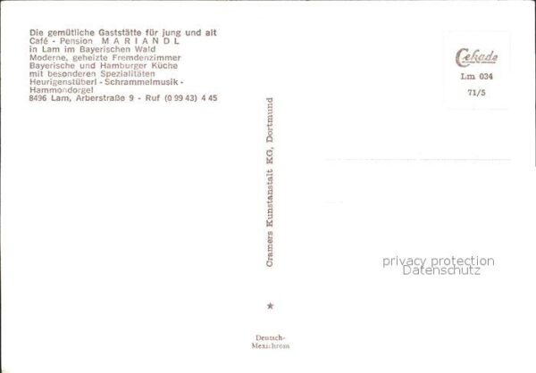 Lam Oberpfalz Gaststätte Mariandl – Bild 2