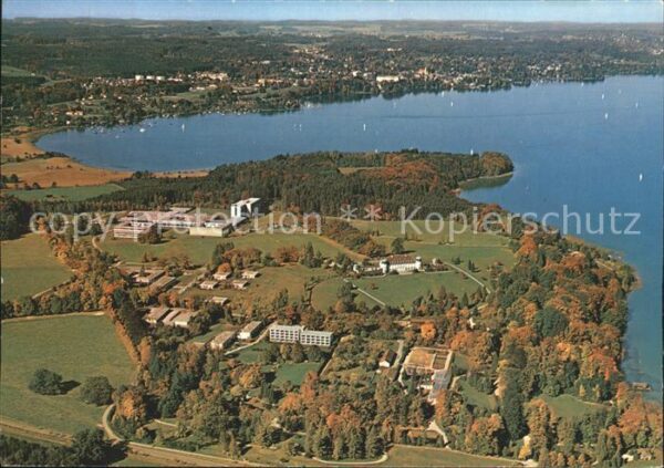 Bernried Starnberger See Fliegeraufnahme Klinik Höhenried