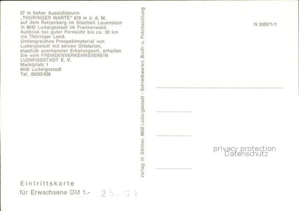 Ludwigsstadt Gräfenthal Robstzella Burg Thüringer Wa – Bild 2