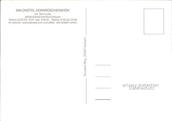 Hemfurth-Edersee Waldhotel Dornröschenshöh – Bild 2