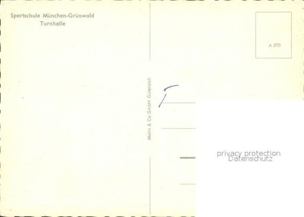 Gruenwald Muenchen Sportschule Turnhalle – Bild 2