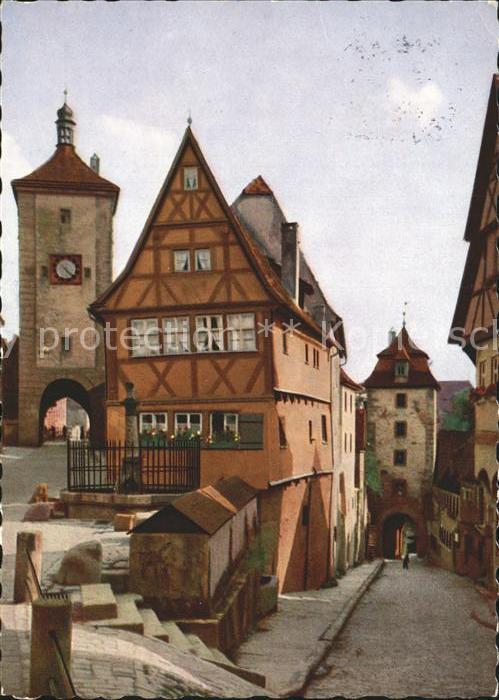 Rothenburg Tauber Plönlein