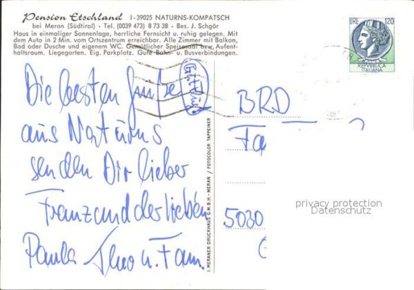 Naturns Pension Etschland – Bild 2