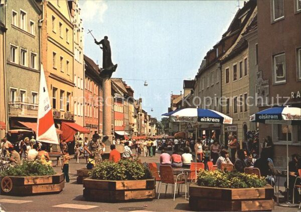Fuessen Allgaeu Fussgängerzone Reichenstrasse