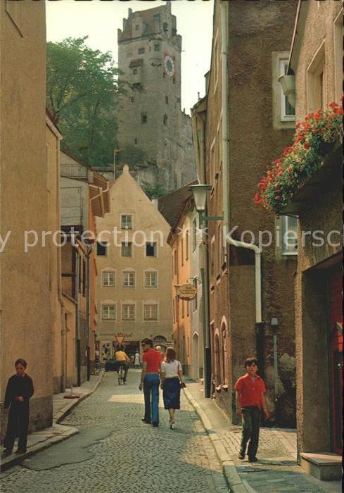 Fuessen Allgaeu Hutergasse Hoh. Schloss