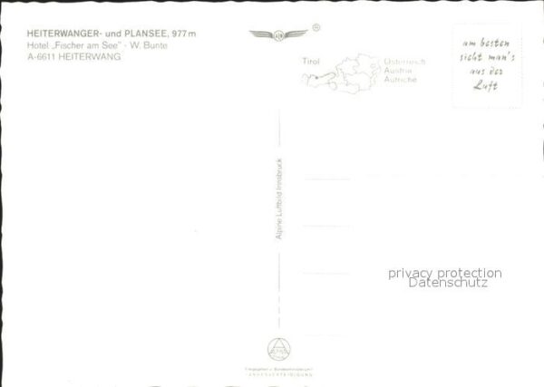 Heiterwang Fliegeraufnahme Heiterwanger- Plansee – Bild 2