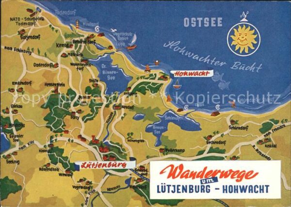 Luetjenburg Holstein Wanderwege Hohwacht Neudorf Seekrug Emk