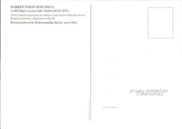 Bad Goisern Salzkammergut Parkpension Huasjell – Bild 2