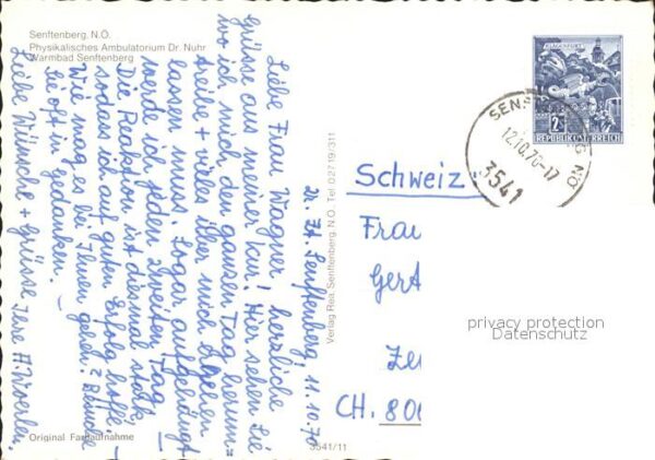 Senftenberg Niederoesterreich Physikalisches Ambulatorium Dr. Nuhr – Bild 2