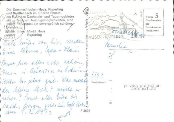 Weissenbach Enns Haus Ruperting Krummholz-Hütte Bodensee – Bild 2
