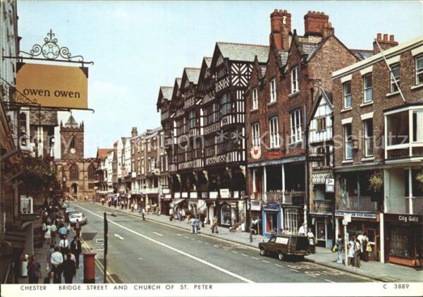 Chester Cheshire Bridge Street Church St. Peter