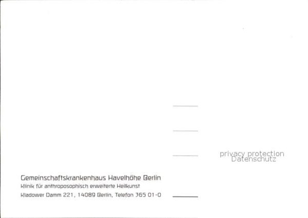 Berlin Fliegeraufnahme Gemeinschaftskrankenhau – Bild 2
