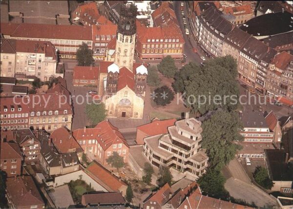 Muenster Westfalen St. Ludgeri Fliegeraufnahme