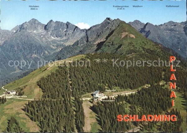 Schladming Obersteiermark Planai Fliegeraufnahme Planaihof Krahbe