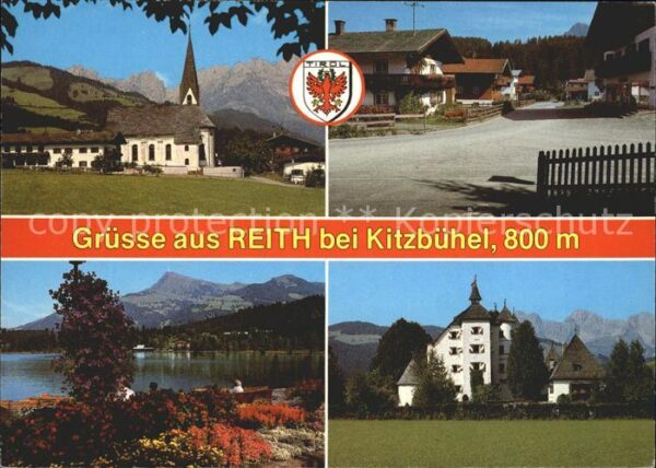 Reit Winkl Pfarrkirche Kaisergebirge Dorfzentrum S