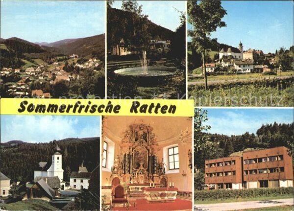 Ratten Kirche Inneres Gebäude Brunnen