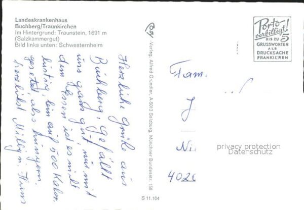 Buchberg Attersee Landeskrankenhaus Traunkirchen Traunste – Bild 2