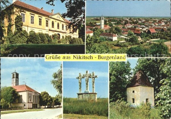 Nikitsch Schloss Kirche Drei Kreuze Alte Pestkap