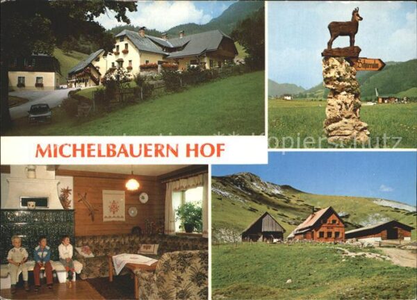 Neuberg Muerz Michelbauernhof Wegweiser Michelbauernh