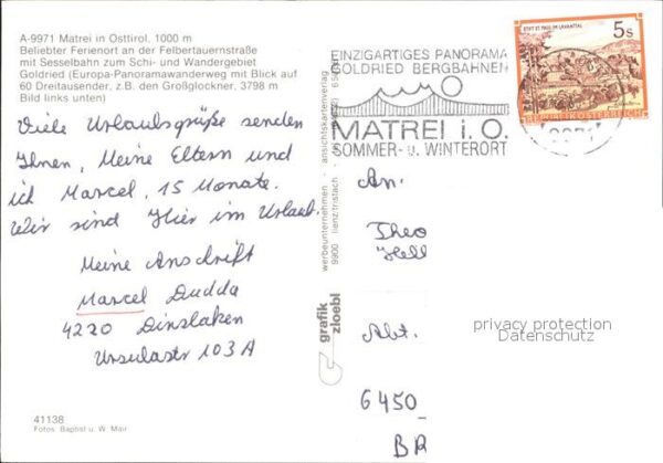 Matrei Osttirol Sesselbahn Schi- Wandergebiet Goldried – Bild 2