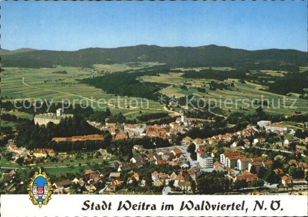 Weitra Schloss Fliegeraufnahme