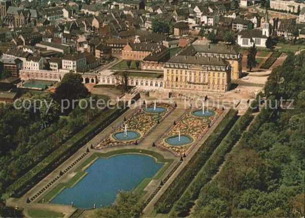 Bruehl Rheinland Fliegeraufnahme Schloss Augustusburg