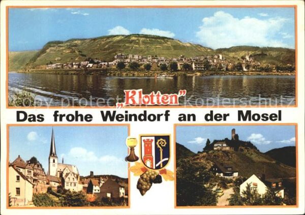 Klotten Panorama Kirche  Burg