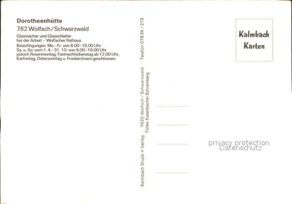 Wolfach Dorotheenhütte – Bild 2