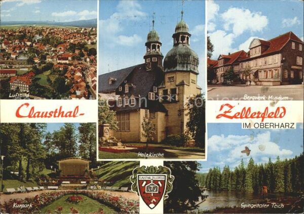 Clausthal-Zellerfeld Bergwerk Museum Luftbild Kurpark Spiege