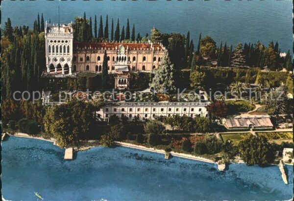 Lago di Garda Villa Borghese Fliegeraufnahme
