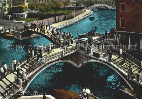 Venedig Venezia Die drei Brücken