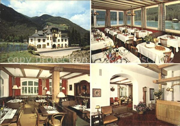Dobbiaco Pustertal Suedtirol Hotel Restaurant Baur al Lago