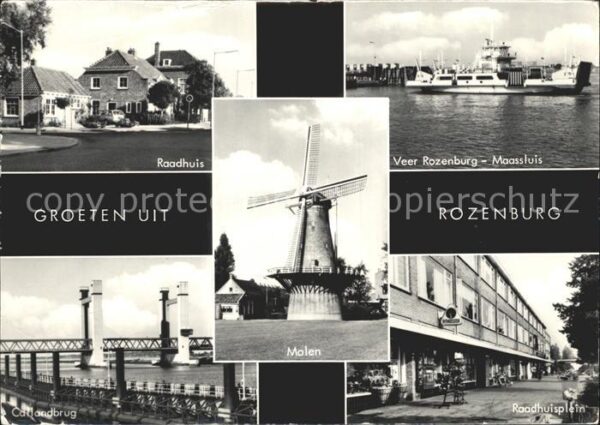 Rozenburg Raadhuis Raadhuisplein Veer Rozenburg-