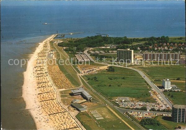 Cuxhaven-Doese Nordseebad Fliegeraufnahme