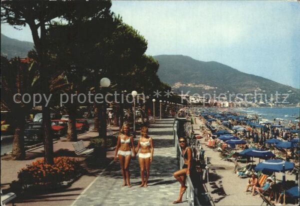 ALASSIO Savona Liguria IT Promenade