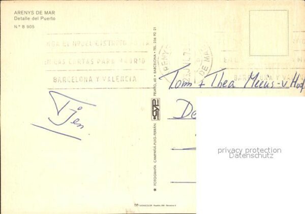 Arenys de mar Detalle sel Puerto – Bild 2