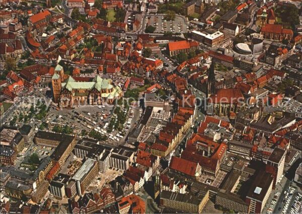 Muenster Westfalen Dom Lambertikirche Prinzipalmarkt Flieg