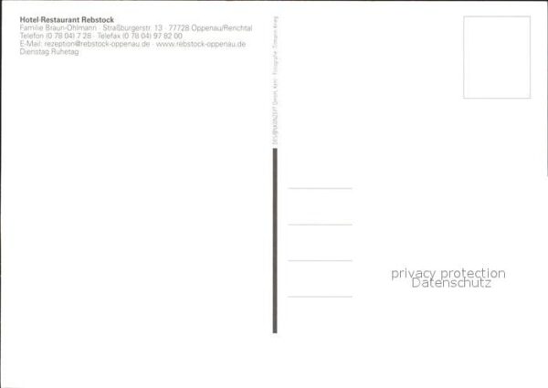 Oppenau Hotel- Restaurant Rebstock – Bild 2
