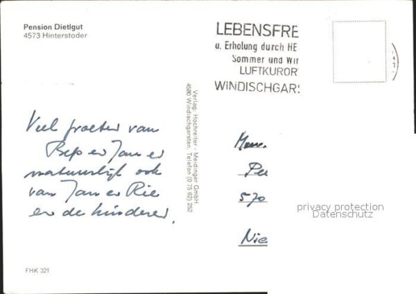 Hinterstoder Pension Dietlgut – Bild 2