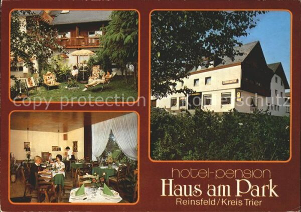 Reinsfeld Hunsrueck Hotel- Pension Haus am Park