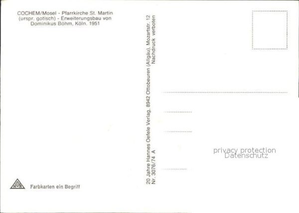 Cochem Mosel Pfarrkirche Sankt Martin – Bild 2