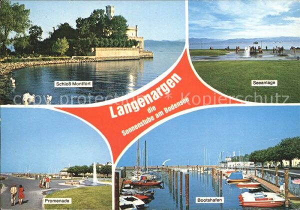 Langenargen Bodensee Seeanlage Schloss Montfort Promenade Bo