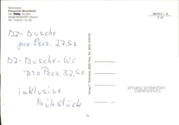 Piesport Weinstube – Bild 2