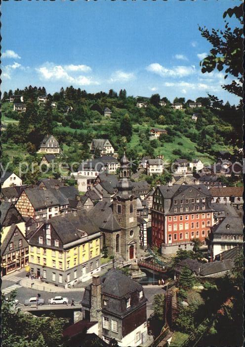 Monschau Rotes Haus Evangelische Kirche